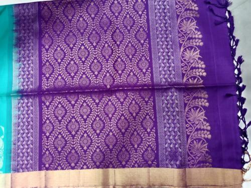 SOFT SILK SAREE WITH BLOUSE